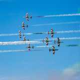 4) l�attesissima esibizione della Pattuglia acrobatica nazionale delle �Frecce Tricolori� foto 9